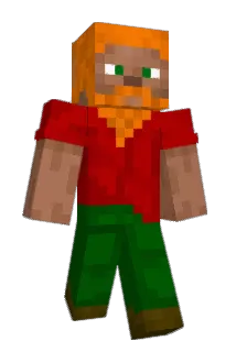 R3dW1zard Minecraft avatar full body