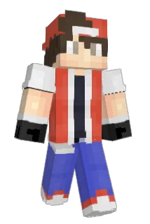 RED_45 Minecraft avatar full body