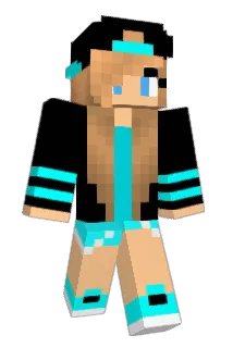 RG341 Minecraft avatar full body