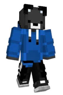 RL_Blue Minecraft avatar full body