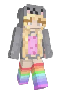 Ra1nbow24 Minecraft avatar full body