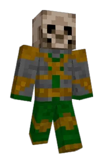 RaccoonBot Minecraft avatar full body