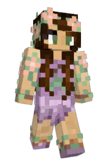 Racheals Minecraft avatar full body