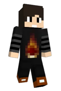 RaczMG Minecraft avatar full body