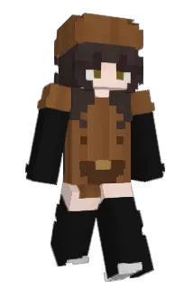 Ragebaitable Minecraft avatar full body