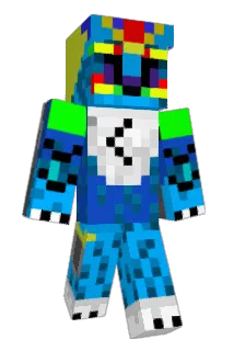 RahN_blueLight Minecraft avatar full body