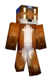 Railfox Minecraft avatar full body