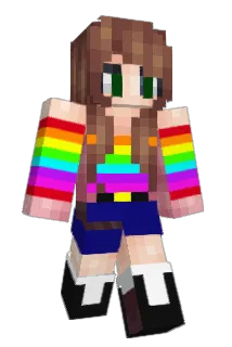 RainbowCakeLove Minecraft avatar full body