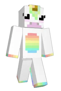 RainbowDussst Minecraft avatar full body