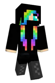 RainbowFlamer Minecraft avatar full body