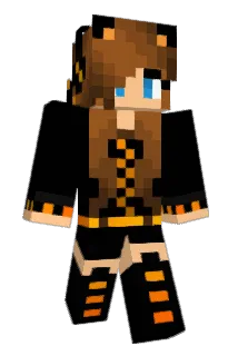RainbowGIrl12 Minecraft avatar full body