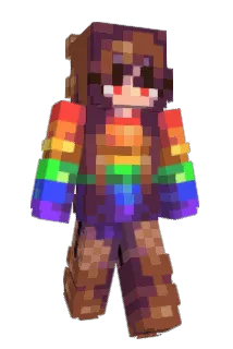 RainbowGirl8910 Minecraft avatar full body