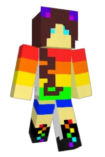 RainbowKitty072 Minecraft avatar full body