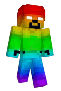 RainbowSteve1 Minecraft avatar full body