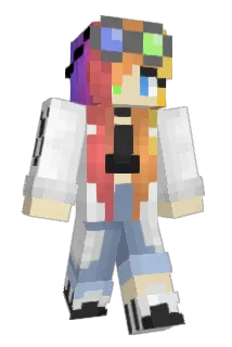 RainbowZoe3 Minecraft avatar full body