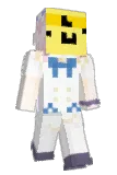Rainbowless Minecraft avatar full body