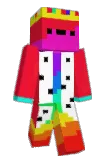 Rainbowno0b Minecraft avatar full body