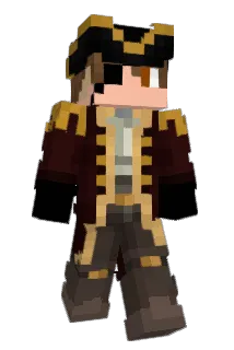 RampantPirate Minecraft avatar full body