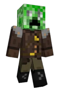 RaptorBionic Minecraft avatar full body