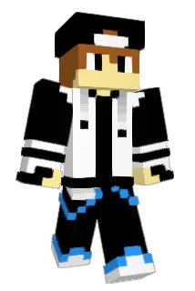 Rasped Minecraft avatar full body