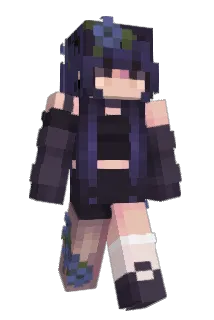 Ravenqueen57 Minecraft avatar full body