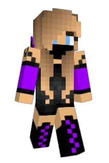 RayPurple Minecraft avatar full body