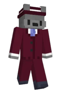 Raymout Minecraft avatar full body