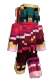 Rayninng Minecraft avatar full body