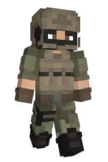 Reacted34 Minecraft avatar full body