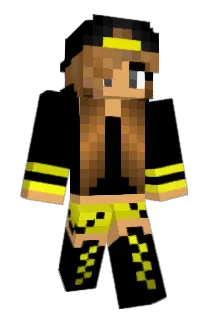 RealBatgirl Minecraft avatar full body
