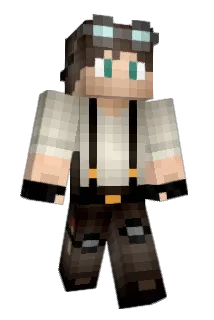 Realizated Minecraft avatar full body