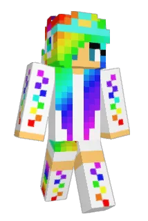 RebaBee Minecraft avatar full body