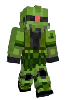 RedEyedWolf Minecraft avatar full body