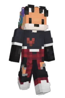 RedGin Minecraft avatar full body