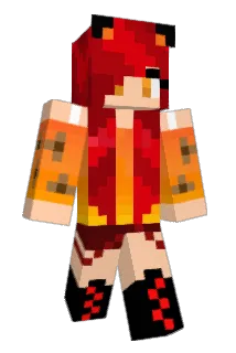RedLeopardzXD Minecraft avatar full body