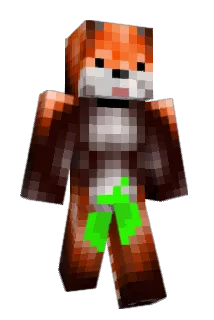 RedPoonda Minecraft avatar full body