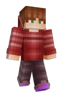 RedRedux Minecraft avatar full body