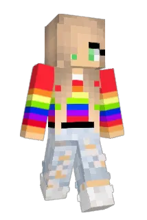 RedRruby Minecraft avatar full body