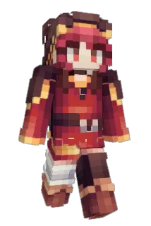 Red_Miku Minecraft avatar full body