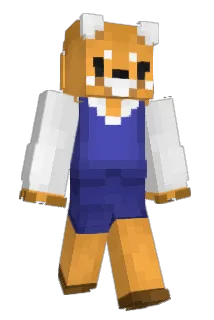Redbrew Minecraft avatar full body