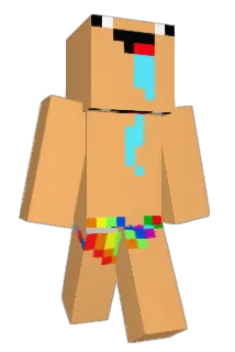 ReddLotus Minecraft avatar full body