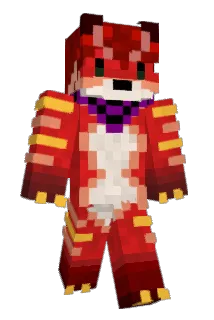 RedgiFox Minecraft avatar full body