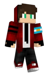 Redziete Minecraft avatar full body