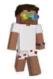 Rehired Minecraft avatar full body