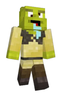 Resarded Minecraft avatar full body