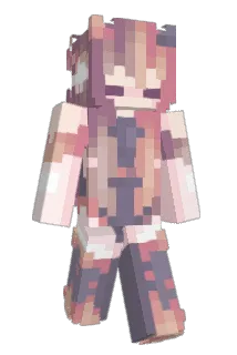 RestlessRedPanda Minecraft avatar full body
