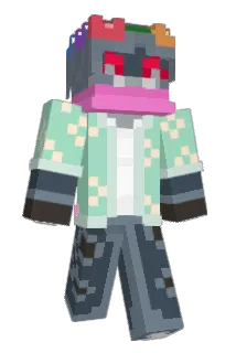 Retrolated Minecraft avatar full body
