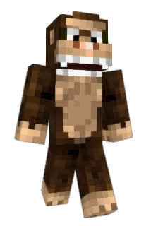 Reuzebaviaan Minecraft avatar full body