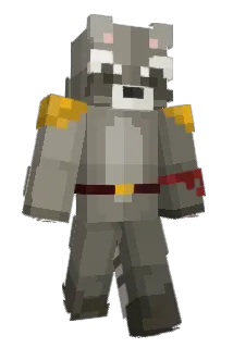 RexRacoon Minecraft avatar full body