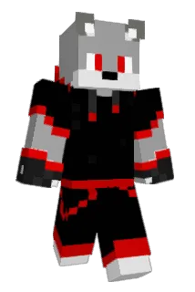 RhythmWolfy Minecraft avatar full body